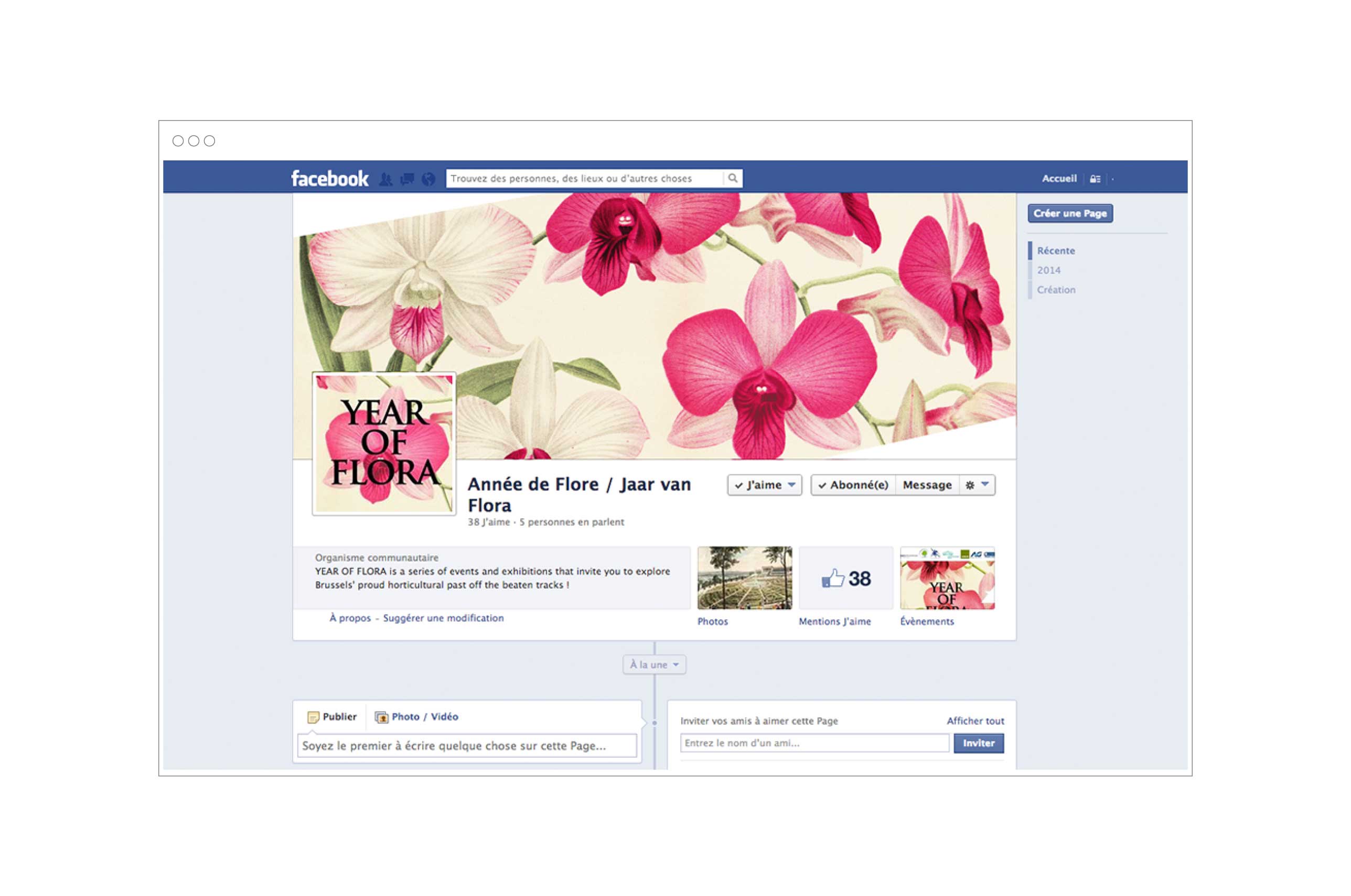 Année de Flore - Facebook Page